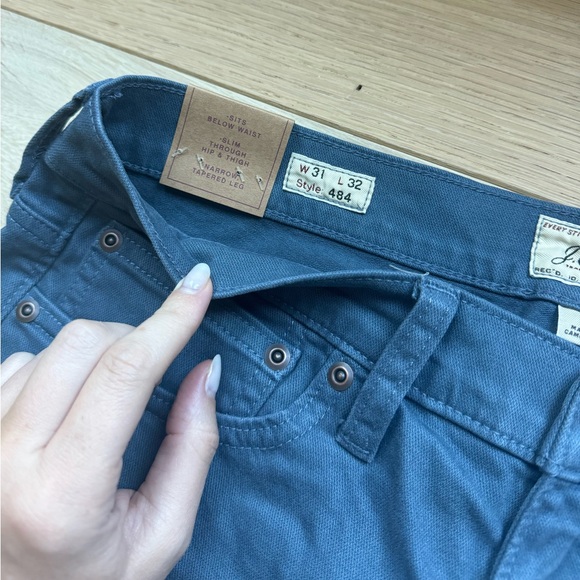 JCREW Slim-Fit Garment-Dyed Five-Pocket Pant, NWT 31 W 32 L - Picture 4 of 7